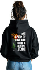 Black Unisex Hoodie - 'Ignite the World'