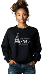 Crewneck Unisex Sweatshirt - 'Deck the Halls with Deadlines'