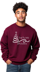 Crewneck Unisex Sweatshirt - 'Deck the Halls with Deadlines'