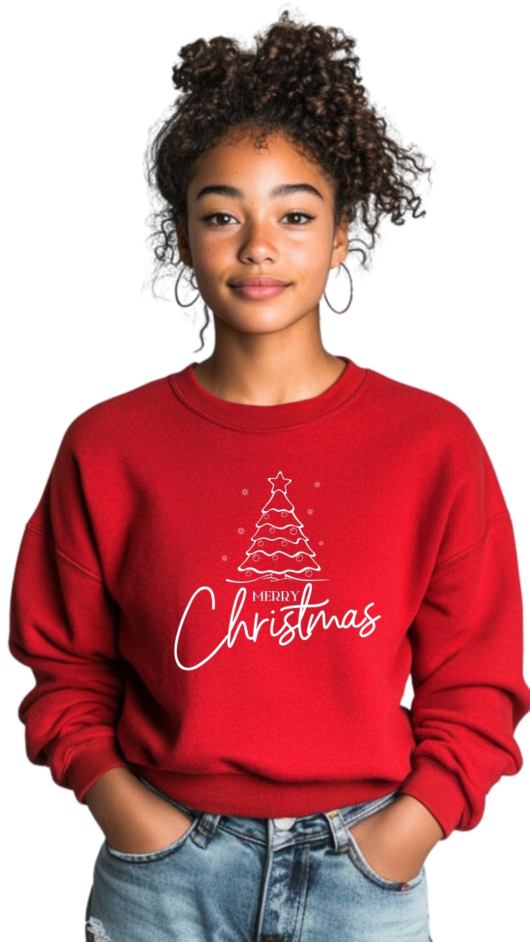 Crewneck Unisex Sweatshirt - 'Merry Christmas'