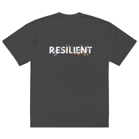 Oversized faded t-shirt - Resilient