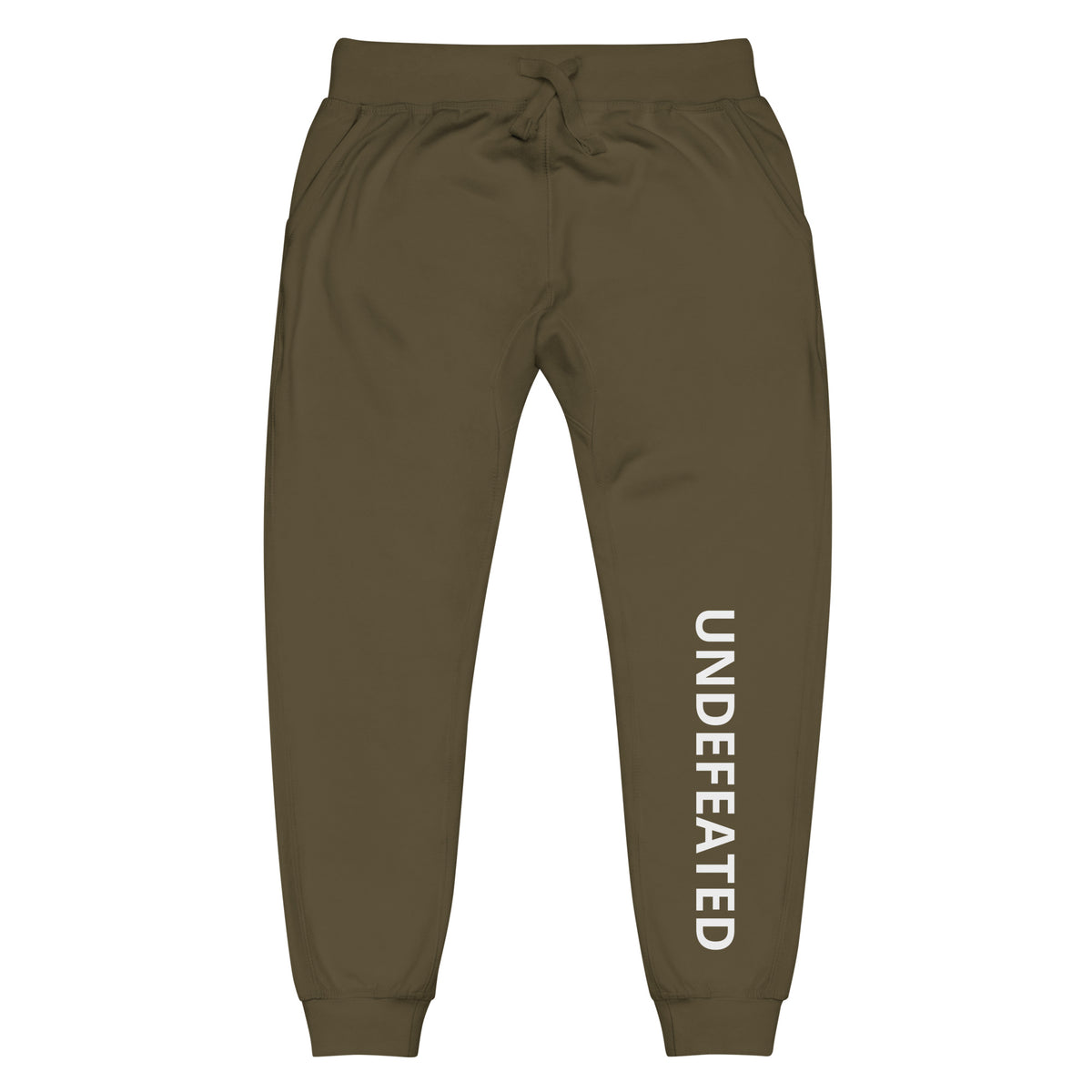 Unisex fleece sweatpants - 'Undefeated'